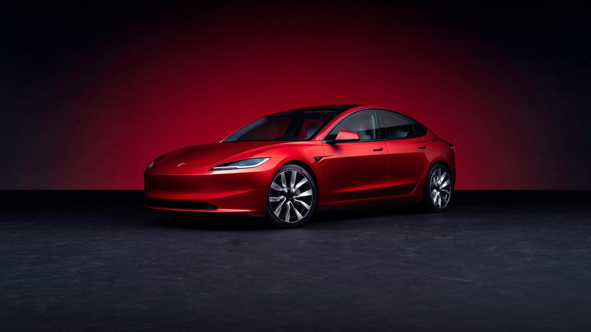 Tesla Model 3 red – E.Motion VTC 13